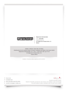 Breaking Down the Far Southern Border of Europe: Immigration and Politics in the Canary Islands